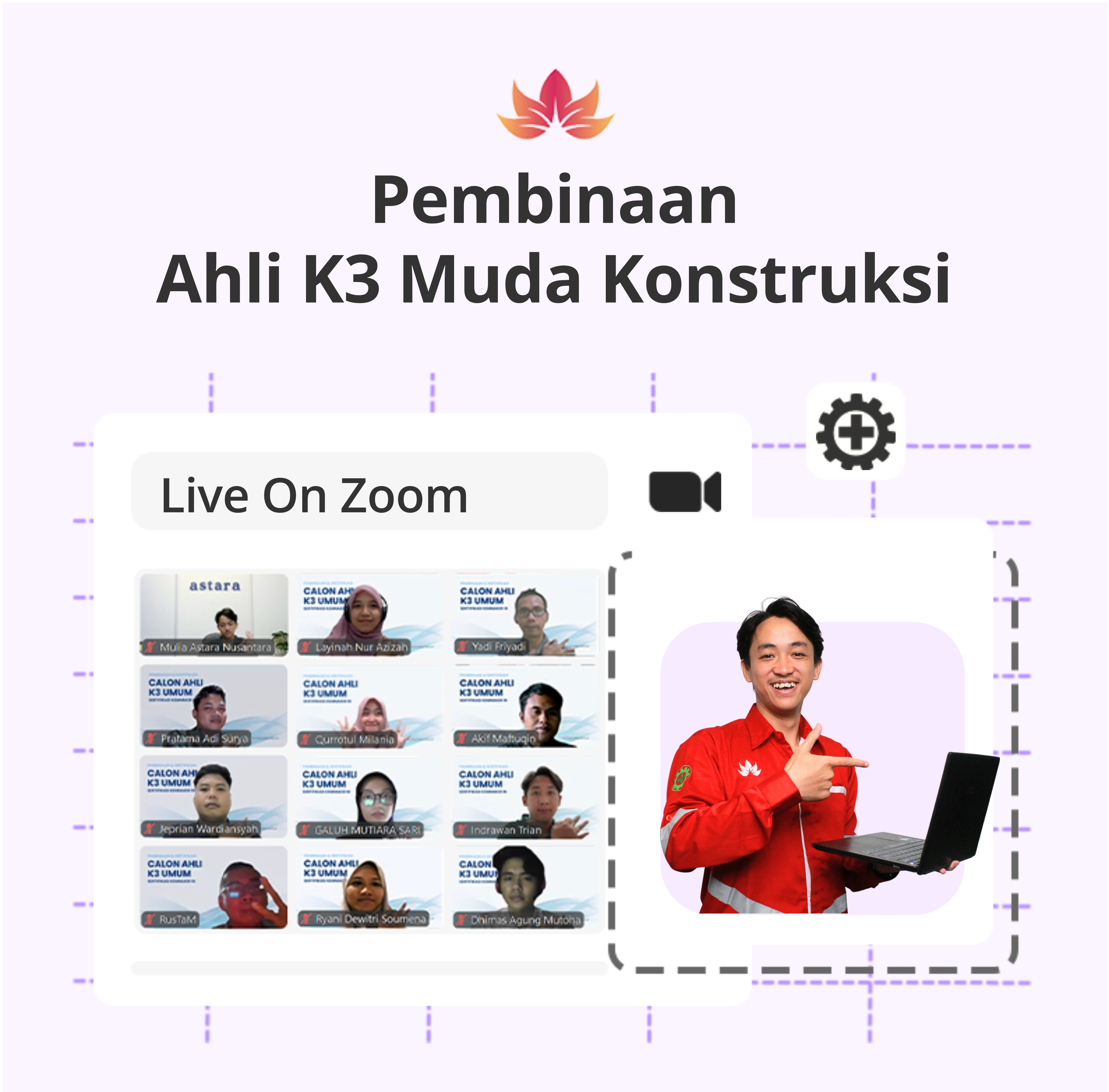 Pembinaan Ahli K3 Muda Konstruksi - Online